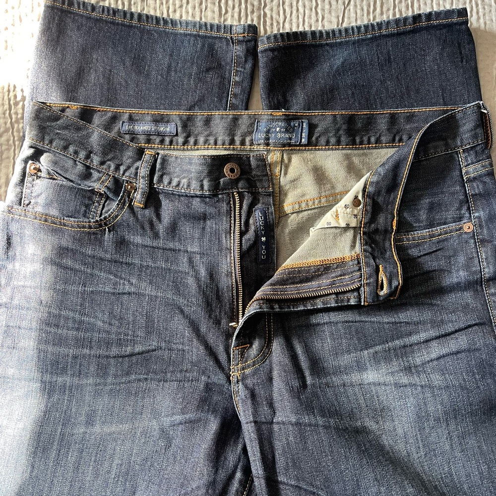 Lucky Brand jeans, 181 Relaxed Straight, size 36w x 32l